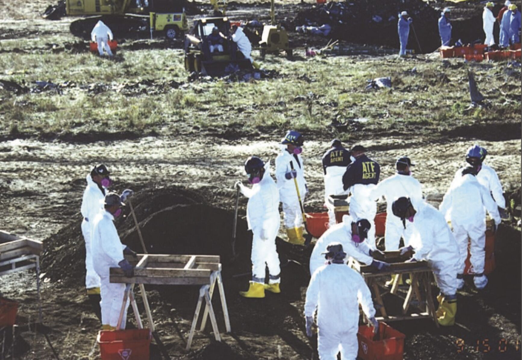 Flight 93 sifting soil